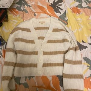Striped cardigan